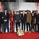 Johnson and the principal cast of Star Wars: The Last Jedi at a London photocall on December 13, 2017.